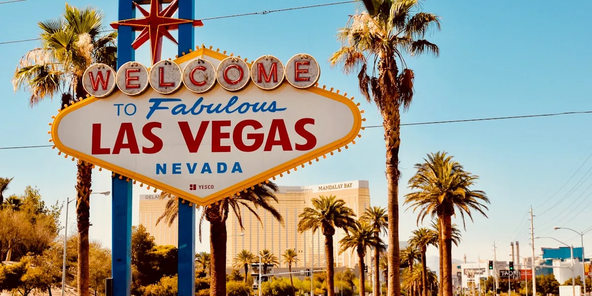 Las Vegas welcome sign