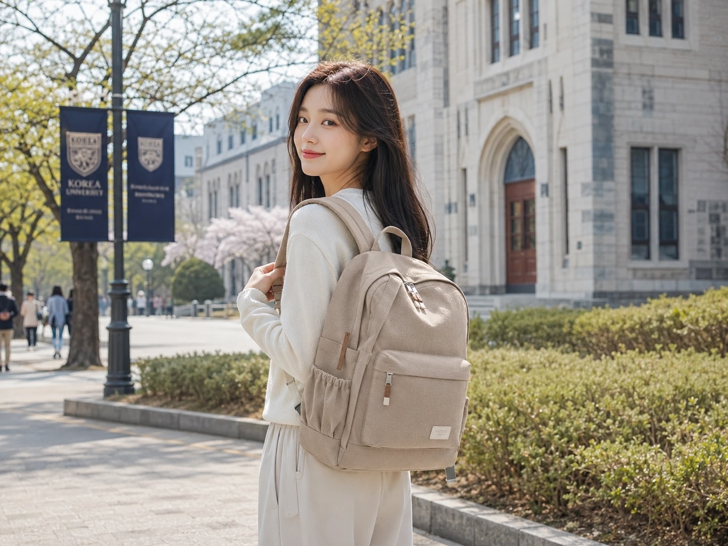 Canvas backpack