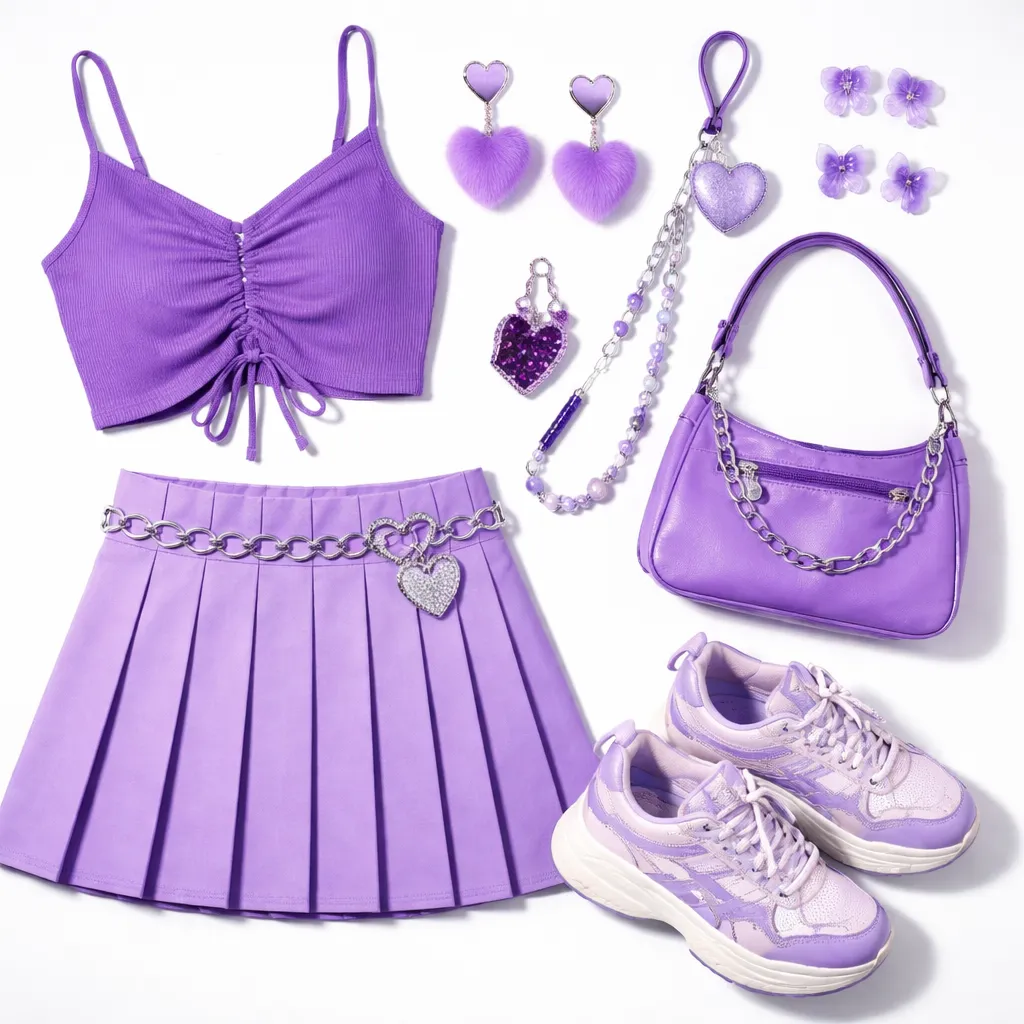 Purple ARMY Look