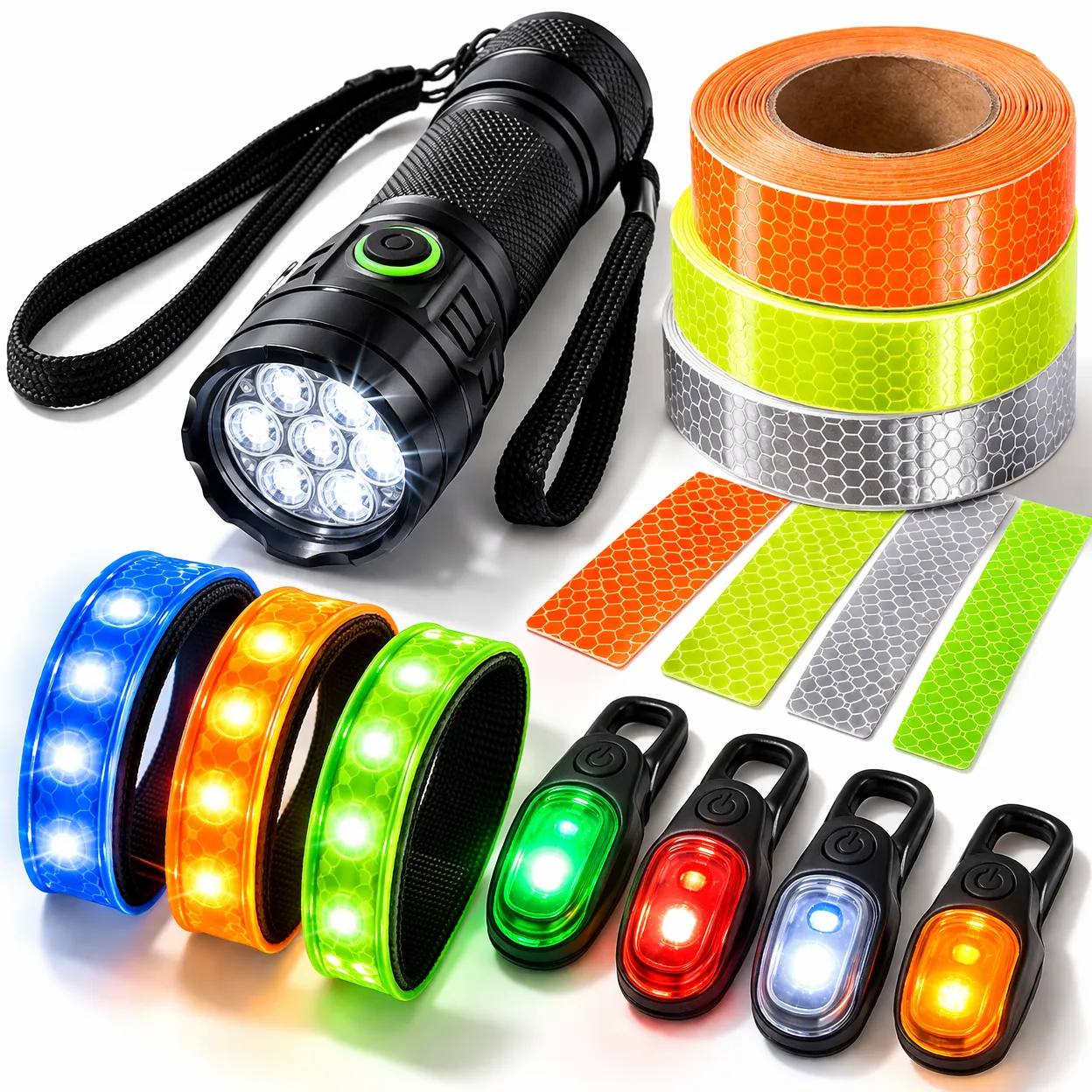 Halloween Flashlight & Reflective Tape